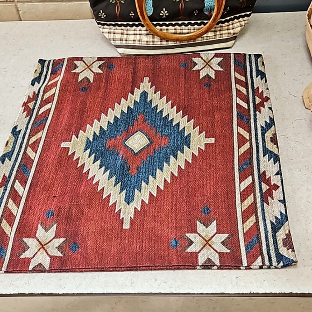 FREE handmade throw pillowcase stunning native American made by OwlheartInc (us)